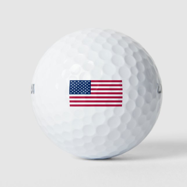 usa-Flagge Golfball (Vorderseite)