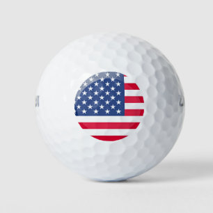 USA-Flagge Golfball
