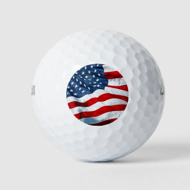 usa-Flagge Golfball (Vorderseite)