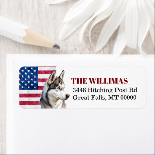 USA-Flagge Grunge Französische Bulldogge Rücksende