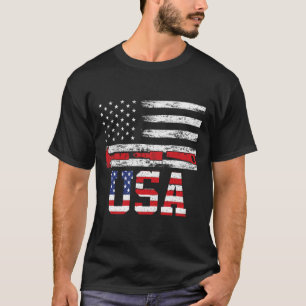 USA-Flagge Hammer 4. Juli 1776 Freiheit Unabhängig T-Shirt