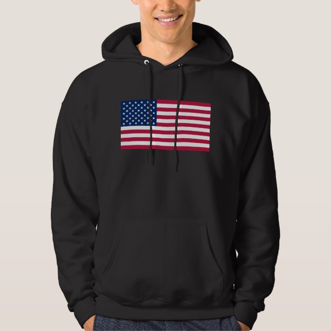 usa-Flagge Hoodie (Vorderseite)