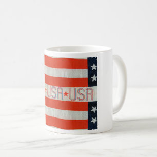 USA-Flagge Kaffeetasse