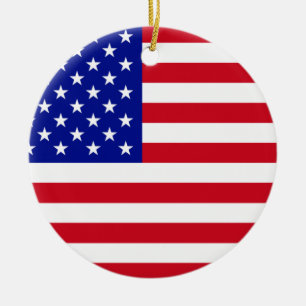 USA-Flagge Keramikornament