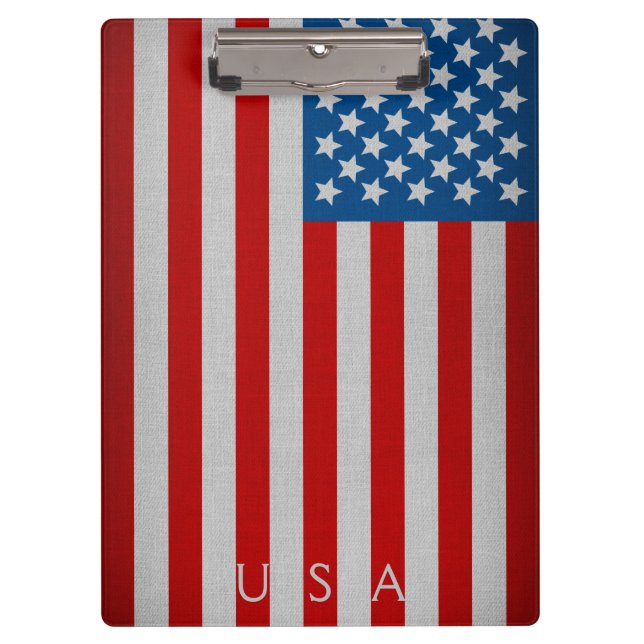 USA-Flagge Klemmbrett (Vorderseite)