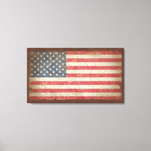 USA-Flagge Leinwanddruck