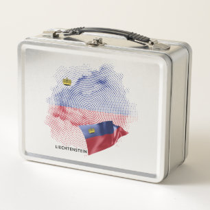 USA-Flagge Metall-Lunchbox Metall Brotdose