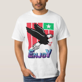 USA-Flagge mit Adler T-Shirt