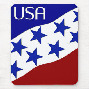 USA-Flagge Mousepad