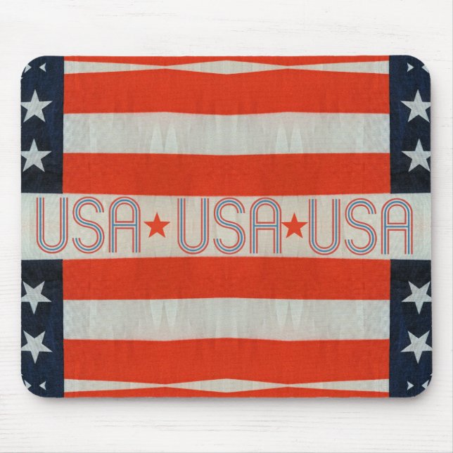 USA-Flagge Mousepad (Vorne)