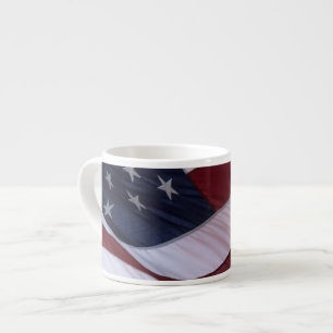 USA-Flagge, North Carolina, USA Espressotasse