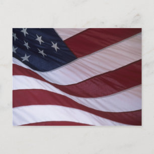 USA-Flagge, North Carolina, USA Postkarte