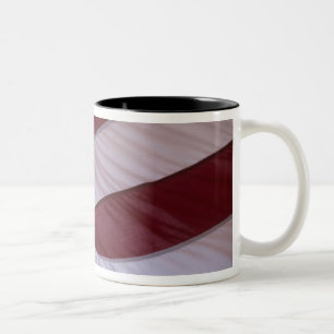 USA-Flagge, North Carolina, USA Zweifarbige Tasse