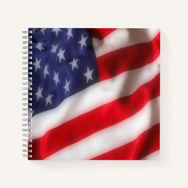 USA-Flagge Notizbuch (Vorderseite)