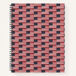 USA-Flagge Notizbuch