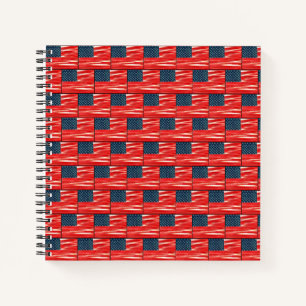 USA-Flagge Notizbuch