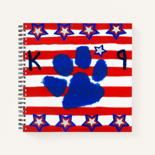 USA-Flagge Notizbuch