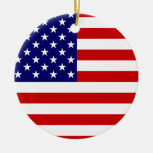 USA-Flagge ornt Keramik Ornament