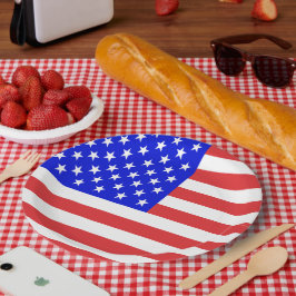 USA-Flagge Pappteller