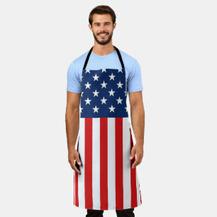 USA-Flagge Patriot 4. Juli Rot Blau Weiß Schürze