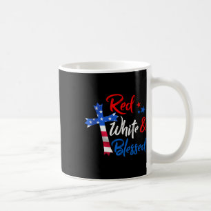 USA-Flagge Patriotisch 4. Juli Amerika Tag der Una Kaffeetasse