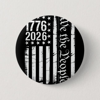 USA-Flagge Patriotische Geschichte 1776 2026 250. Button