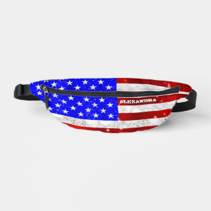 USA-Flagge - Personalisiert Bauchtasche