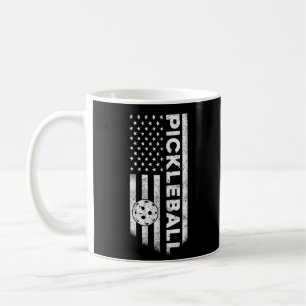 USA-Flagge Pickleball-Fan Sportgeschenk Kaffeetasse