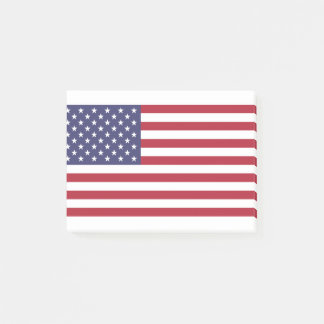 USA-Flagge Post-it Klebezettel