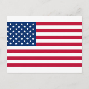 usa-Flagge Postkarte