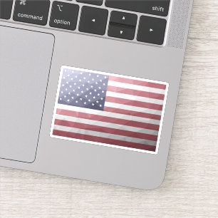 USA Flagge Red White Blue America Geometric Mesh Aufkleber