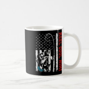 USA-Flagge Reel Cool Mimi Angeln Fischer Fischer Kaffeetasse