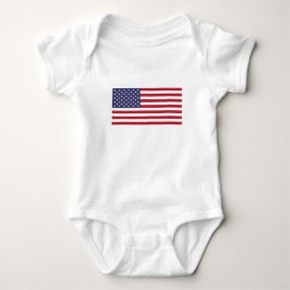 USA Flagge rot-weiß-blau patriotische Baby ein Stü Strampler