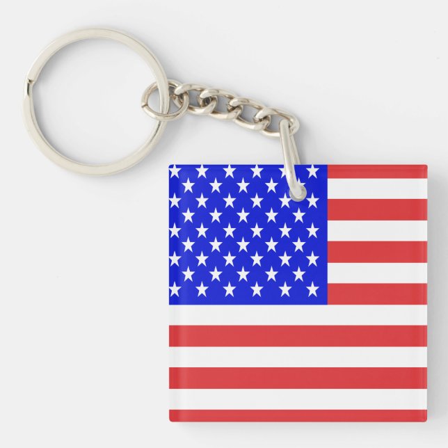 USA-Flagge Schlüsselanhänger (Vorderseite)