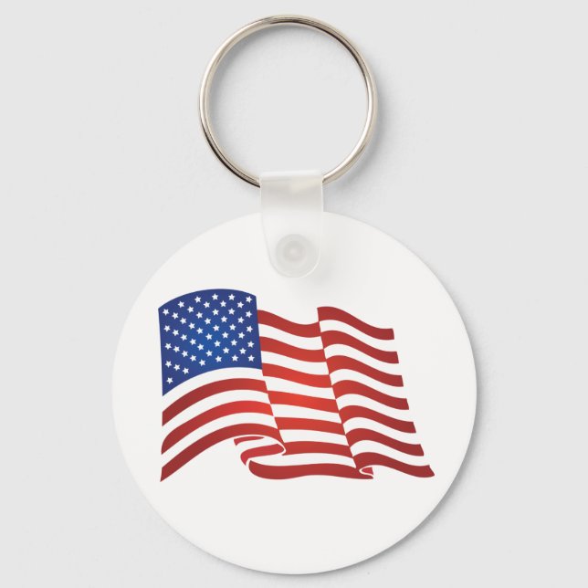 USA-Flagge Schlüsselanhänger (Vorderseite)