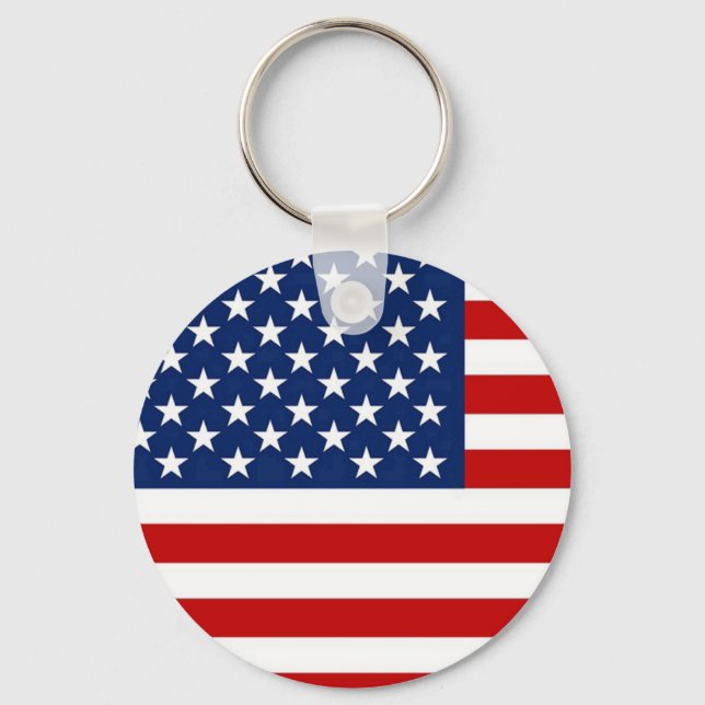 USA-Flagge Schlüsselanhänger (Vorderseite)