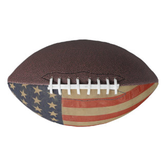 USA-Flagge Sterne Streifen Patriotisches Muster Co Football