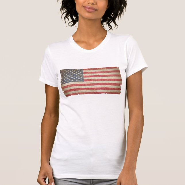 USA-Flagge T-Shirt (Vorderseite)