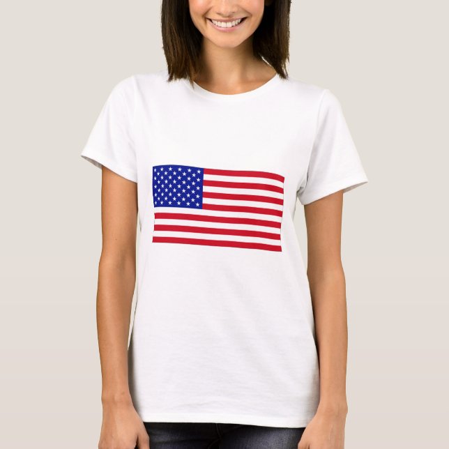 USA-Flagge T-Shirt (Vorderseite)