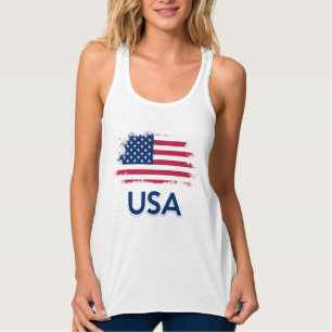 USA-Flagge Tank Top