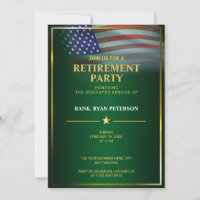 USA-Flagge | transparent | Goldrahmen | Luxusgrün