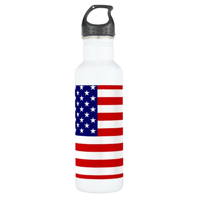USA-Flagge Trinkflasche (Vorderseite)
