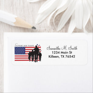 USA-Flagge - Unterstützung unserer Truppen