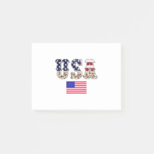 Usa-Flagge-Usa-Flagge-Amerika-Amerikanisch-Amerika Post-it Klebezettel