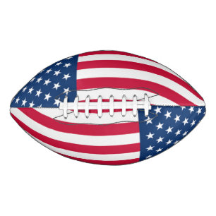USA-Flagge - Vereinigte Staaten von Amerika - Patr Football