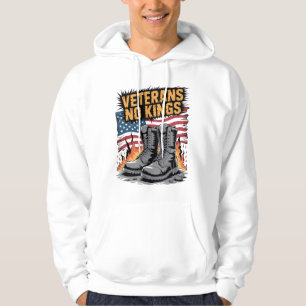 USA-Flagge Veterans No Kings Hoodie