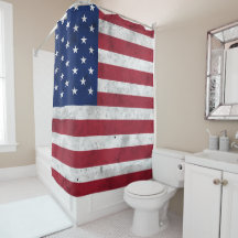 USA-Flagge Vintag Rot-Blau Amerika patriotisch