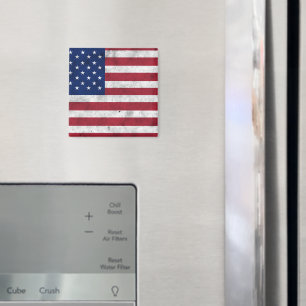USA-Flagge vintage rot weiß blau Amerika patriotis Magnet