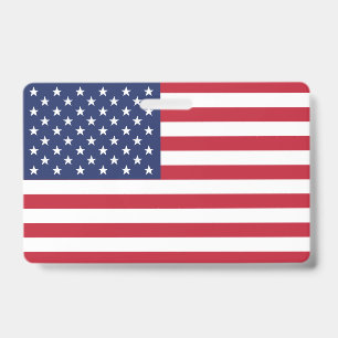 USA-Flagge weht hoch: Symbol für Freiheit und Einh Ausweis
