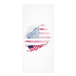 USA-Flagge Werbekarte